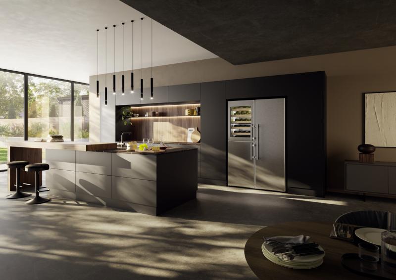 Liebherr Freestanding Side-by-Side Combination with Wine Tempering Compartment - SW5291-SRB5290