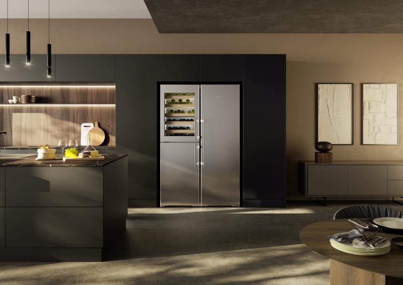 Liebherr Freestanding Side-by-Side Combination with Wine Tempering Compartment - SW5291-SRB5290