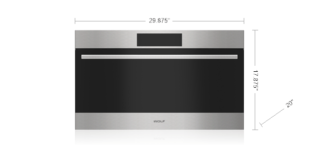 30" Wolf E Series Transitional Drop-Down Door Microwave Oven - MDD3050TE/S/T