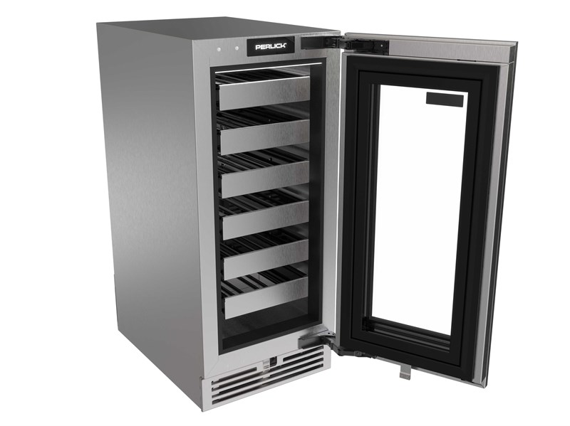 Perlick G5 Luxe 15" Wine Reserve Glass Door - G5WR15GL