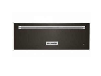 27" Kitchenaid  Warmer Drawer In Black Stainless Steel - KOWT107EBS
