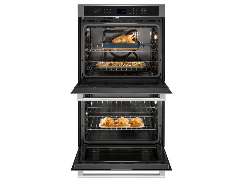30" Maytag 10.0 Cu. Ft. Double Wall Oven with EvenAir True Convection System - MOED4030TZ