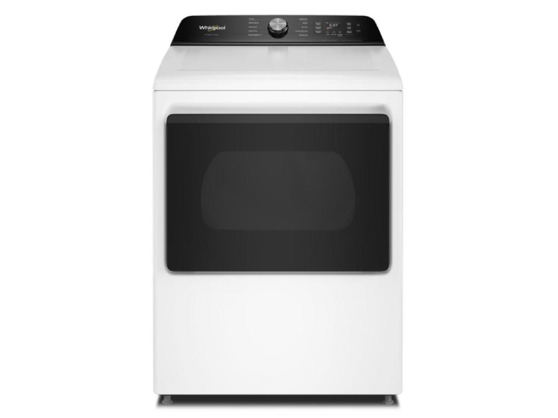 27" Whirlpool 7.5 Cu. Ft. Smart Gas Top Load Dryer with Steam Iron and AI Dry - WGD8509TW