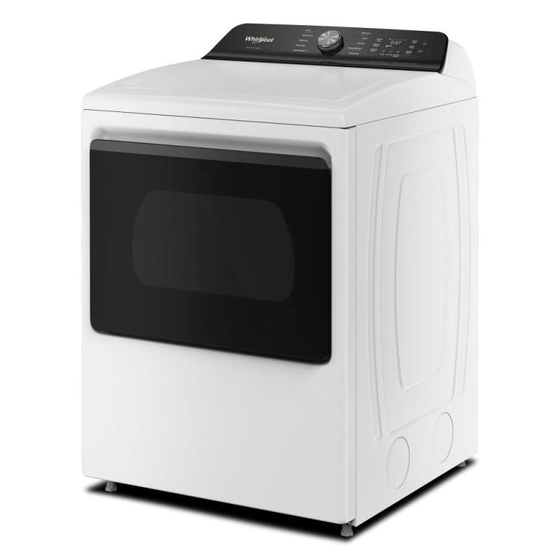 27" Whirlpool 7.5 Cu. Ft. Smart Gas Top Load Dryer with Steam Iron and AI Dry - WGD8509TW
