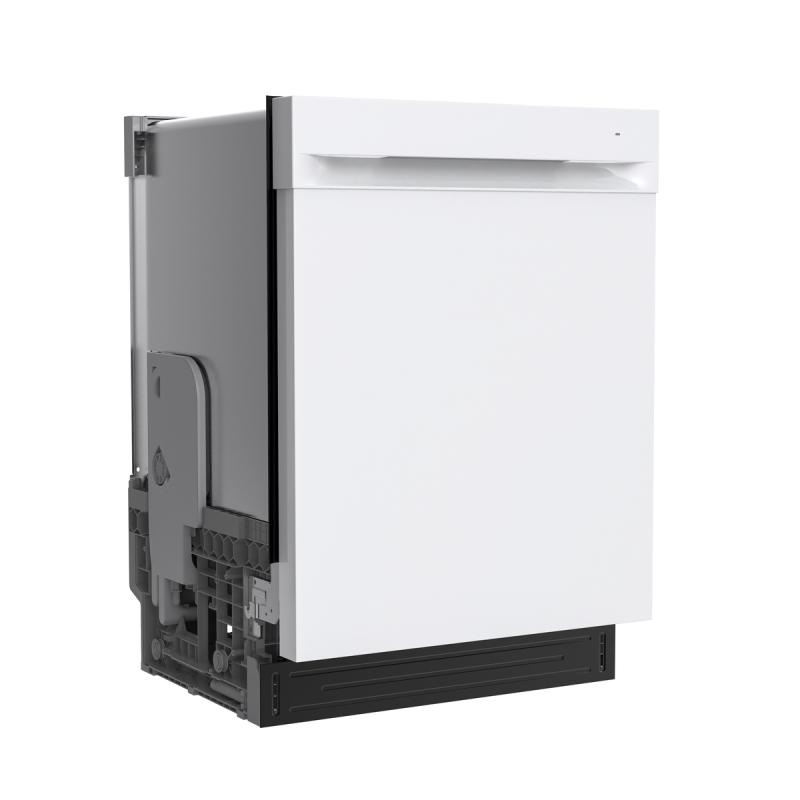 24" GE 54 dB Universal Tall Tub Hybrid Interior Dishwasher in White - UDT610HSZWW
