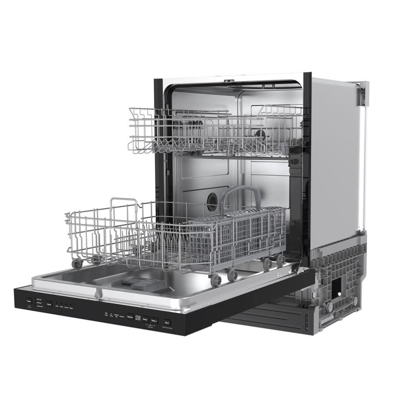 24" GE 54 dB Universal Tall Tub Hybrid Interior Dishwasher in Black - UDT610HSZBB