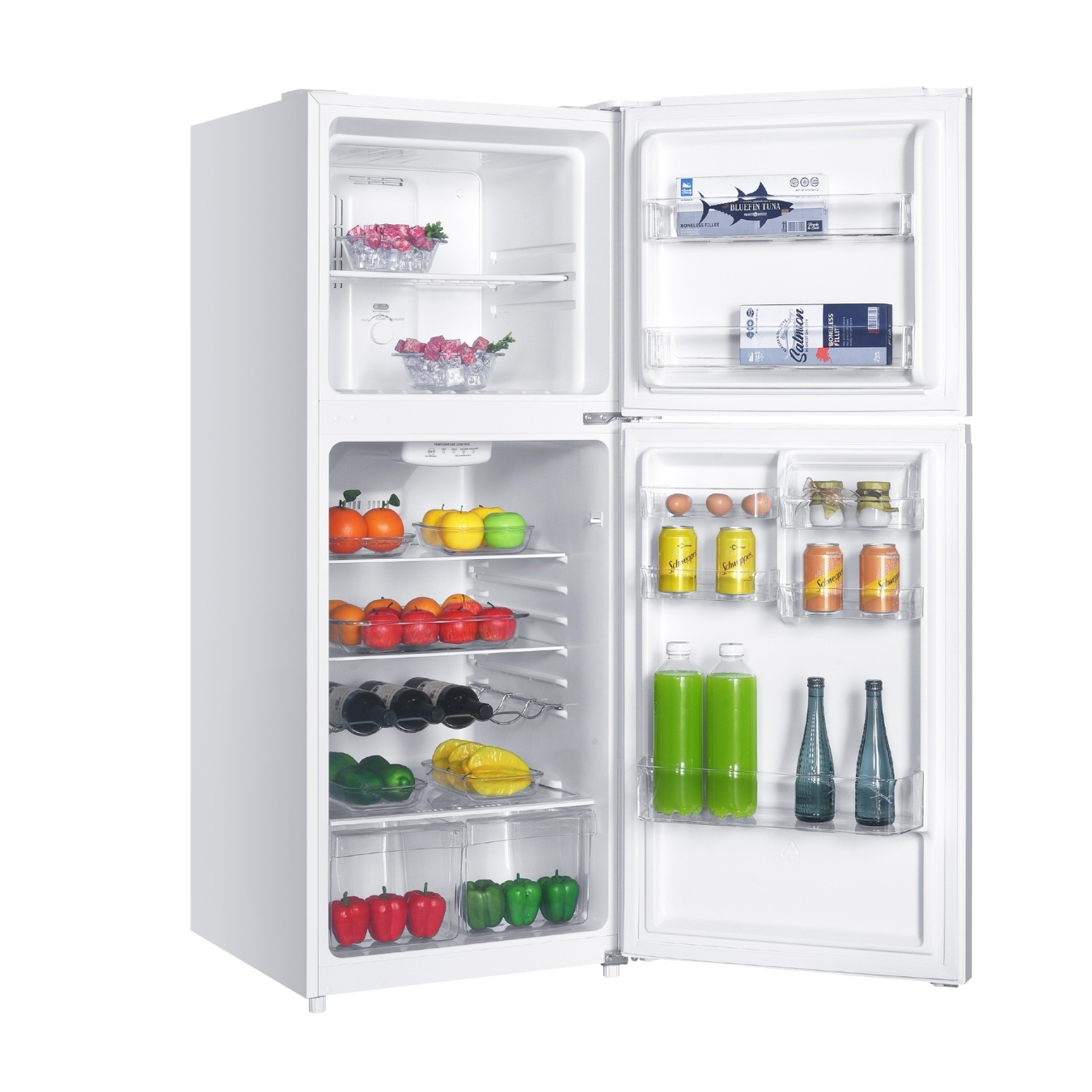24" Marathon 10.1 Cu. Ft. Top Mount Frost Free Refrigerator in White - MFF101W