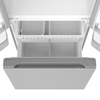 30" Marathon 18 cu.ft. White French Door Bottom Mount Frost Free Refrigerator - MFF180WFD-1