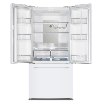36" Marathon 20.8 cu.ft. White French Door Bottom Mount Frost Free Refrigerator - MFF208WFD