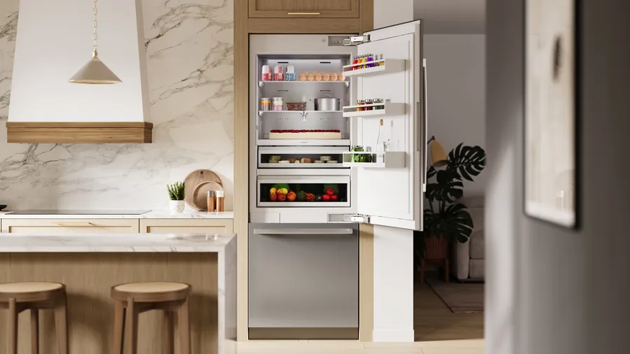 30" Bosch Benchmark Series Built-in Bottom Freezer Refrigerator - B30BB130SS