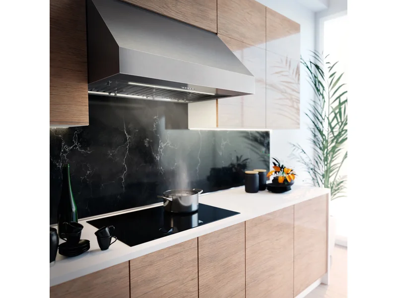 30" Faber Solano Pro 18 Range Hood in Stainless Steel - SOPR308SSV