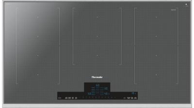 36" Thermador Masterpiece Induction Cooktop, Silver Mirror, Framed - CIT367TMS