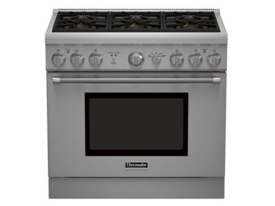 36" Thermador  Professional Series Pro Harmony Standard Depth All Gas Range - PRG366GH
