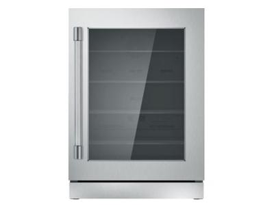 24" Thermador Under-Counter Glass Door Refrigerator - T24UR920RS