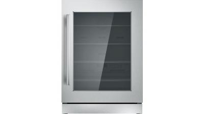 24" Thermador Under-Counter Glass Door Refrigerator - T24UR910RS