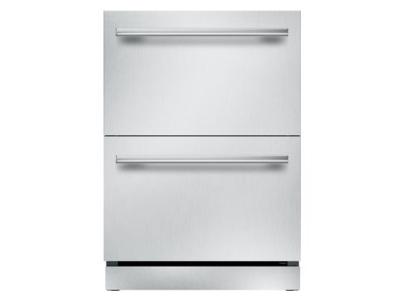 24" Thermador  Under-Counter Double Drawer Refrigerator/Freezer - T24UR910DS