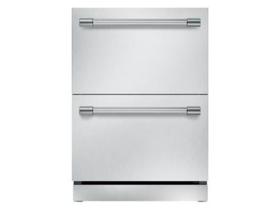 24" Thermador Under-Counter double Drawer Refrigerator - T24UR920DS