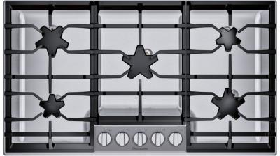 36" Thermador Masterpiece Pedestal Star Burner Gas Cooktop - SGSXP365TS