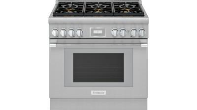 36" Thermador  Pro-Harm Duel Fuel Range 6 Burner - PRD366WHC