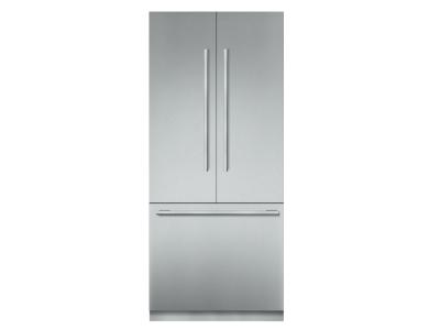 36" Thermador Built-in French Door Bottom Freezer Refrigerator - T36IT905NP
