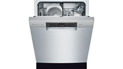  24"  Bosch 300 Series Recessed Handle Special Application Dishwasher - SGE53X55UC