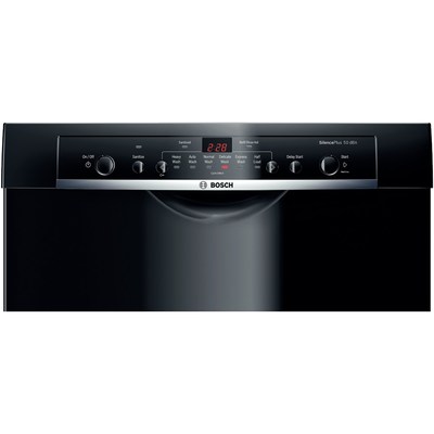 24" Bosch Recessed Handle Ascenta Dishwasher In Black - SHE3AR76UC