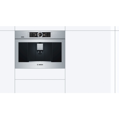 Bosch Built-in fully automatic coffee machine stainless steel - BCM8450UC