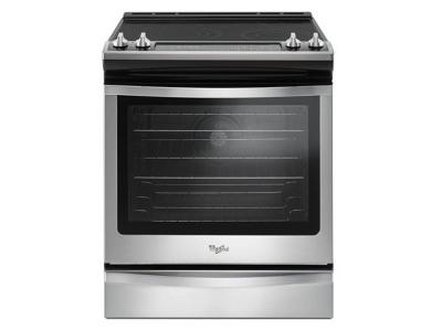 30" Whirlpool 6.4 Cu. Ft. Slide-In Electric Range With True Convection - YWEE745H0FS