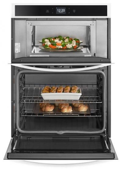 30" Whirlpool 6.4 Cu. Ft. Smart Combination Wall Oven With Touchscreen - WOC54EC0HW