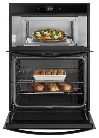 30" Whirlpool 6.4 Cu. Ft. Smart Combination Wall Oven With Touchscreen - WOC54EC0HB