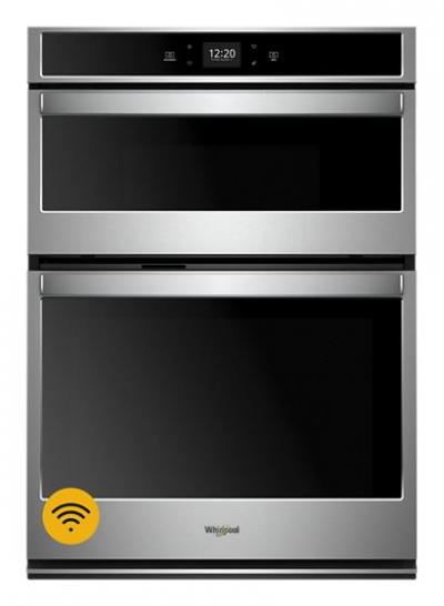30" Whirlpool 6.4 Cu. Ft. Smart Combination Wall Oven With Touchscreen - WOC54EC0HS