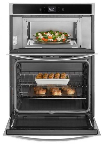 30" Whirlpool 6.4 Cu. Ft. Smart Combination Wall Oven With Touchscreen - WOC54EC0HS