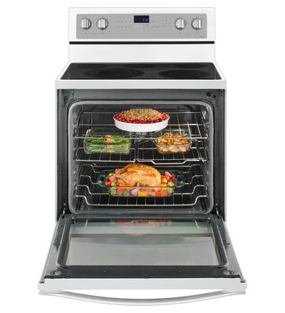 30" Whirlpool 6.4 Cu. Ft. Freestanding Electric Range With True Convection - YWFE745H0FS