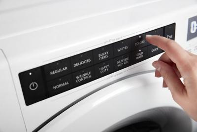 27" Whirlpool 5.2 Cu. Ft. I.E.C. Closet Depth Front Load Washer - WFW5620HW