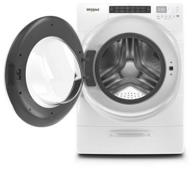 27" Whirlpool 5.2 Cu. Ft. I.E.C. Closet Depth Front Load Washer - WFW5620HW