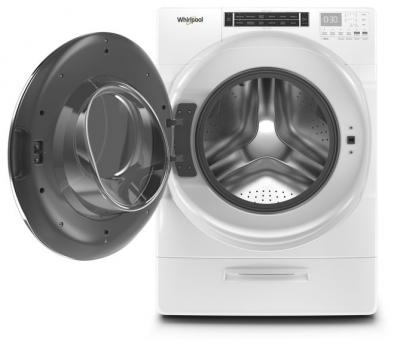 27" Whirlpool 5.0 Cu. Ft. Front Load Washer with Load and Go XL Dispenser - WFW8620HW