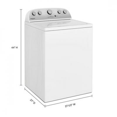 28" Whirlpool 4.4 Cu. Ft. I.E.C. Top Load Washer With Soaking Cycles - WTW4855HW