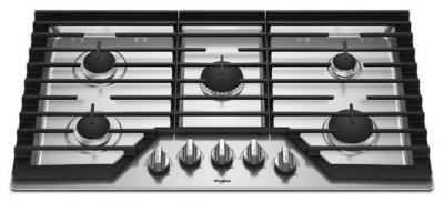 36" Whirlpool Cooktop With Griddle - WCG97US6HS