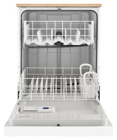 24" Whirlpool Heavy-Duty Dishwasher With 1-Hour Wash Cycle - WDP370PAHW