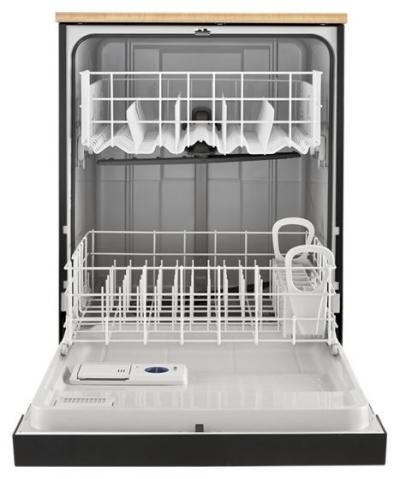 24" Whirlpool Heavy-Duty Dishwasher With 1-Hour Wash Cycle - WDP370PAHB