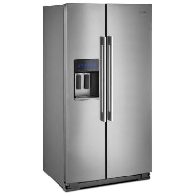 36" Whirlpool 20.6 Cu. Ft. Side-by-Side Counter-Depth Refrigerator- WRSA71CIHZ