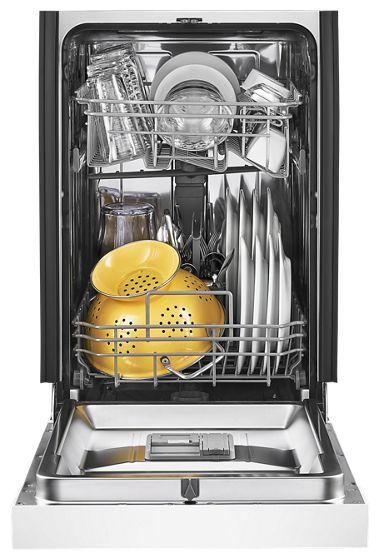 18" Whirlpool Small-Space Compact Dishwasher with Stainless Steel Tub - WDF518SAHW