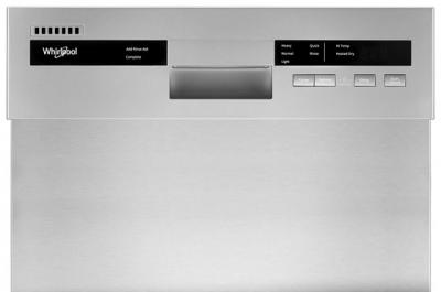 18" Whirlpool Small-Space Compact Dishwasher with Stainless Steel Tub - WDF518SAHM